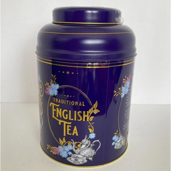 Traditional English Teas Vintage Victorian Tin Fine Ceylon Breakfast 240 Bags - Picture 4 of 9